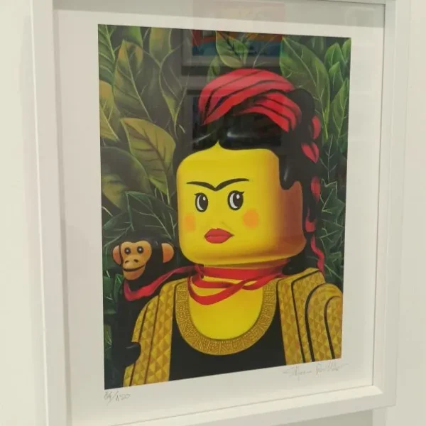 opere incorniciate bolcato 37x30 frida kahlo