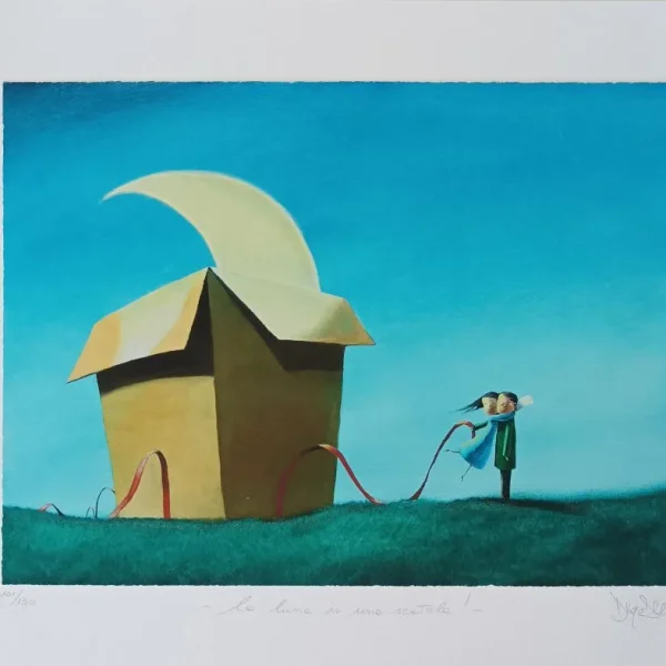 diego-santini-50x40-la-luna-in-una-scatola