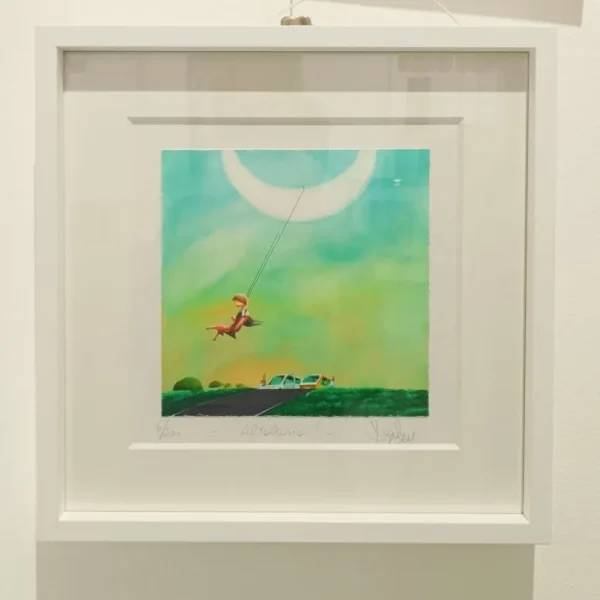 Altaluna / Diego Santini / opere incorniciate