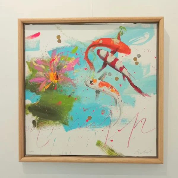 opere incorniciate bellandi j.garden fish