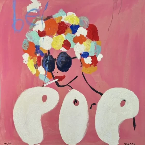 serigrafia di Vincent Alran 80x80 be pop