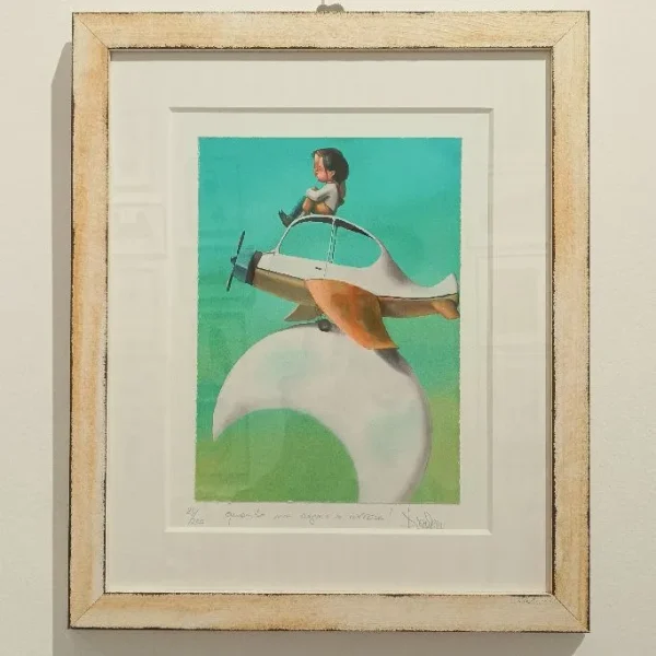 opere con cornice diego-santini_quando-un-sogno-si-avvera